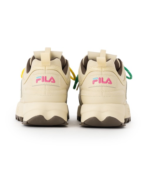 FILA(フィラ)の「DISRUPTOR 2 DS / ディスラプター2ディーエス(スニーカー・レディース・ベージュ・23.0cm/26.5cm/27.0cm/27.5cm/28.0cm/29.0cm/23.5cm/24.0cm/24.5cm/25.0cm/25.5cm/26.0cm)」の3枚目の写真