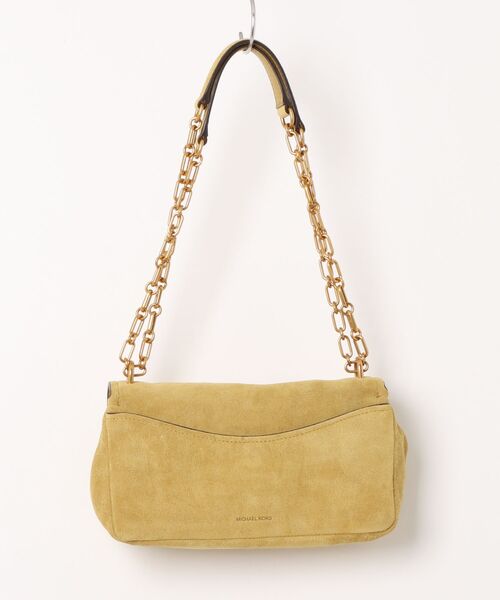 MICHAEL KORS(マイケルコース)の「BRYANT スエード コンバーチブル ショルダーバッグ スモール(ショルダーバッグ・レディース・イエロー系・FREE)」の6枚目の写真
