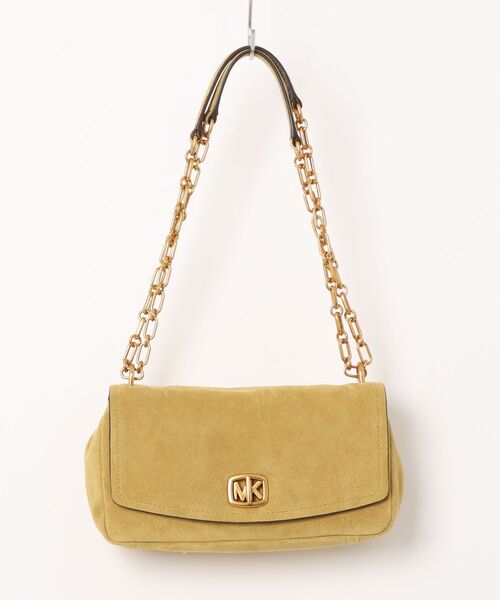 MICHAEL KORS(マイケルコース)の「BRYANT スエード コンバーチブル ショルダーバッグ スモール(ショルダーバッグ・レディース・イエロー系・FREE)」の5枚目の写真