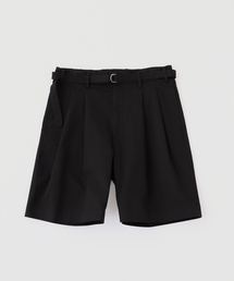 EDIFICE | TWILL BELTED 2プリーツ ショーツ(その他パンツ)
