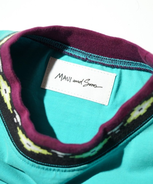 MAUI and Sons（マウイアンドサンズ）の「Maui & Sons / Spirit wave LS Tee（Tシャツ/カットソー・メンズ・ターコイズブルー/ネイビー/オレンジ/ブラック・SMALL/MEDIUM/LARGE）」の6枚目の写真