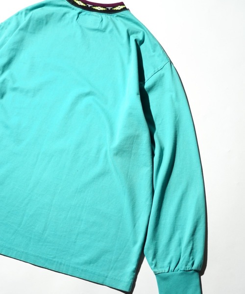 MAUI and Sons（マウイアンドサンズ）の「Maui & Sons / Spirit wave LS Tee（Tシャツ/カットソー・メンズ・ターコイズブルー/ネイビー/オレンジ/ブラック・SMALL/MEDIUM/LARGE）」の11枚目の写真
