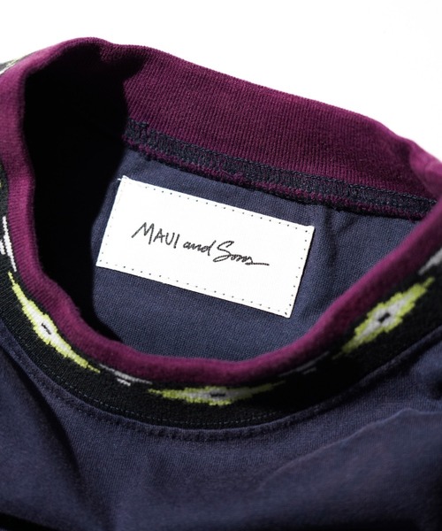 MAUI and Sons（マウイアンドサンズ）の「Maui & Sons / Spirit wave LS Tee（Tシャツ/カットソー・メンズ・ターコイズブルー/ネイビー/オレンジ/ブラック・SMALL/MEDIUM/LARGE）」の13枚目の写真