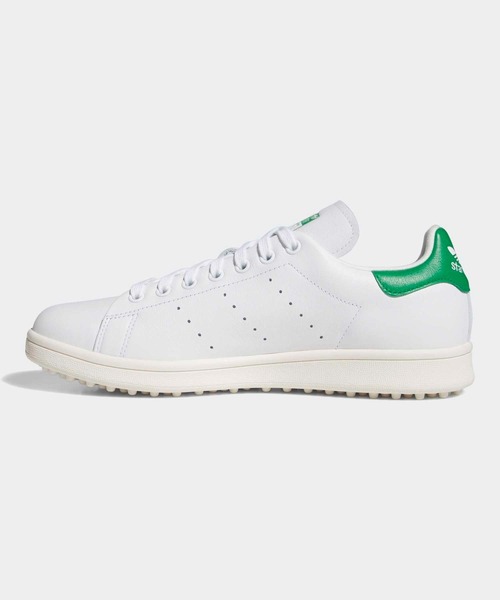 adidas(アディダス)の「オリジナルス スタンスミスゴルフ フルグレインレザー【adidas Golf/アディダスゴルフ】(スニーカー・メンズ・ホワイト×グリーン・22.5cm/23.5cm/24.5cm/25.5cm/26.5cm/27.5cm/28.5cm/23.0cm/24.0cm/25.0cm/26.0cm/27.0cm/28.0cm/29.0cm/22.0cm)」の6枚目の写真
