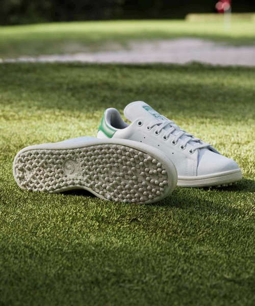 adidas(アディダス)の「オリジナルス スタンスミスゴルフ フルグレインレザー【adidas Golf/アディダスゴルフ】(スニーカー・メンズ・ホワイト×グリーン・22.5cm/23.5cm/24.5cm/25.5cm/26.5cm/27.5cm/28.5cm/23.0cm/24.0cm/25.0cm/26.0cm/27.0cm/28.0cm/29.0cm/22.0cm)」の10枚目の写真