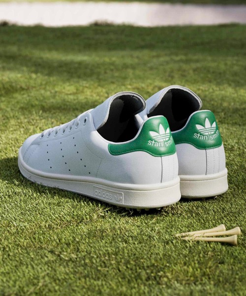 adidas(アディダス)の「オリジナルス スタンスミスゴルフ フルグレインレザー【adidas Golf/アディダスゴルフ】(スニーカー・メンズ・ホワイト×グリーン・22.5cm/23.5cm/24.5cm/25.5cm/26.5cm/27.5cm/28.5cm/23.0cm/24.0cm/25.0cm/26.0cm/27.0cm/28.0cm/29.0cm/22.0cm)」の12枚目の写真