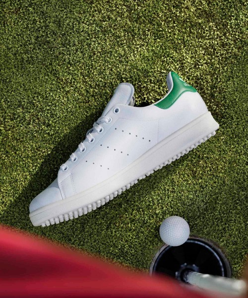 adidas(アディダス)の「オリジナルス スタンスミスゴルフ フルグレインレザー【adidas Golf/アディダスゴルフ】(スニーカー・メンズ・ホワイト×グリーン・22.5cm/23.5cm/24.5cm/25.5cm/26.5cm/27.5cm/28.5cm/23.0cm/24.0cm/25.0cm/26.0cm/27.0cm/28.0cm/29.0cm/22.0cm)」の13枚目の写真