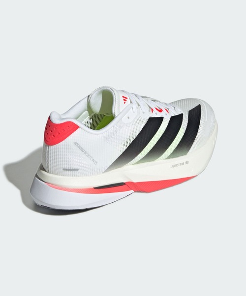 adidas(アディダス)の「アディゼロ ボストン 13 / Adizero Boston 13 / ランニングシューズ / アディダス adidas(スニーカー・レディース・ホワイト・22.0cm/22.5cm/23.0cm/23.5cm/24.0cm/24.5cm/25.0cm/26.0cm)」の3枚目の写真