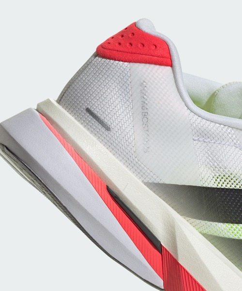 adidas(アディダス)の「アディゼロ ボストン 13 / Adizero Boston 13 / ランニングシューズ / アディダス adidas(スニーカー・レディース・ホワイト・22.0cm/22.5cm/23.0cm/23.5cm/24.0cm/24.5cm/25.0cm/26.0cm)」の7枚目の写真