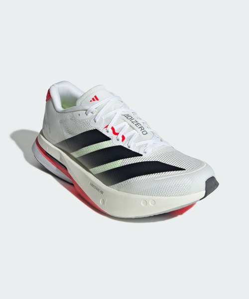 adidas(アディダス)の「アディゼロ ボストン 13 / Adizero Boston 13 / ランニングシューズ / アディダス adidas(スニーカー・レディース・ホワイト・22.0cm/22.5cm/23.0cm/23.5cm/24.0cm/24.5cm/25.0cm/26.0cm)」の2枚目の写真