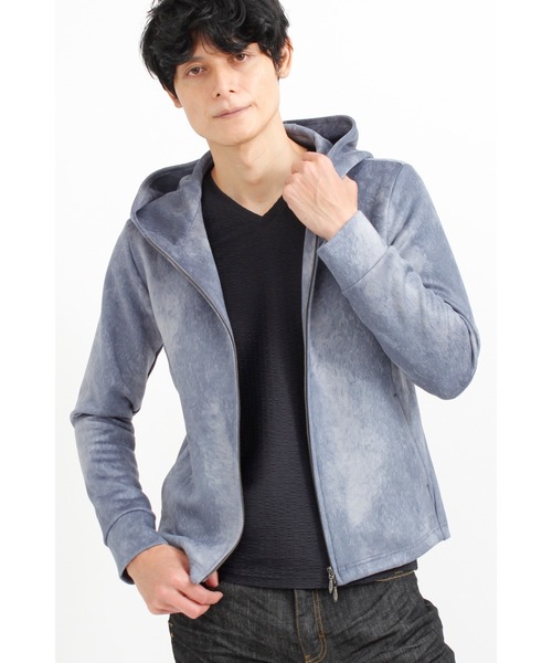 TORNADO MART(トルネードマート)の「TORNADO MART∴ネオパーカ(Tシャツ/カットソー・メンズ・サックスブルー/ボルドー/ブラック/ホワイト・M/L/XXL/LL)」の3枚目の写真