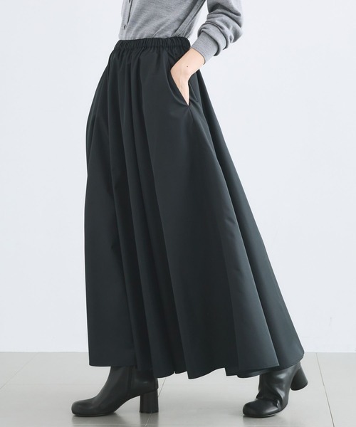 BARNYARDSTORM(バンヤードストーム)の「BARNYARDSTORM / タフタドラマティックスカート / JAPAN FABRIC【撥水】(スカート・レディース・ブラック/ブラウン・S/M)」の6枚目の写真