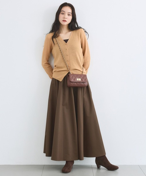 BARNYARDSTORM(バンヤードストーム)の「BARNYARDSTORM / タフタドラマティックスカート / JAPAN FABRIC【撥水】(スカート・レディース・ブラック/ブラウン・S/M)」の11枚目の写真