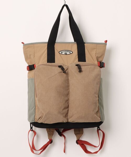 BILLABONG(ビラボン)の「BILLABONG メンズ COVE TOTE BAG バックパック/リュック 【2026年秋冬モデル】/ビラボン(バックパック/リュック・メンズ・ブラック/カーキ・FREE)」の2枚目の写真