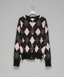 MASU（エムエーエスユー）の「【M A S U】DIAMOND SCRAPED CARDIGAN（カーディガン/ボレロ）」