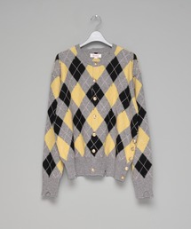 MASU（エムエーエスユー）の「【M A S U】DIAMOND SCRAPED CARDIGAN（カーディガン/ボレロ）」