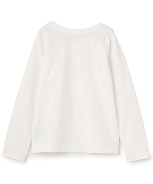kate spade new york kids(ケイトスペードニューヨーク)の「ベーシックロゴ長袖Tシャツ(Tシャツ/カットソー・キッズ・オフホワイト/ブラック・130cm/140cm/160cm/150cm)」の4枚目の写真