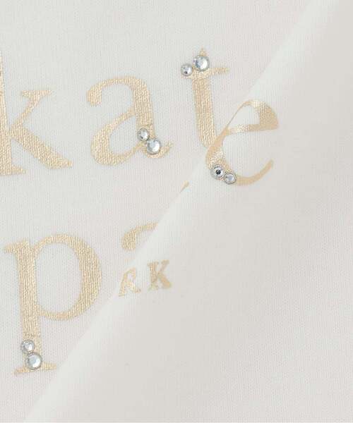 kate spade new york kids(ケイトスペードニューヨーク)の「ベーシックロゴ長袖Tシャツ(Tシャツ/カットソー・キッズ・オフホワイト/ブラック・130cm/140cm/160cm/150cm)」の7枚目の写真