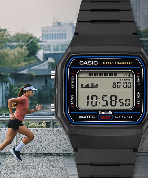 CASIO(カシオ)の「CASIO/カシオ 腕時計 CASIO Collection STANDARD F-B100W-1BJF(デジタル腕時計・メンズ・ブラック×ブラック・FREE)」の7枚目の写真