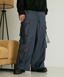 RAGEBLUE | MULTI-POCKET PARACHUTE PANTS/マルチポケットパラシュートパンツ(カーゴパンツ)