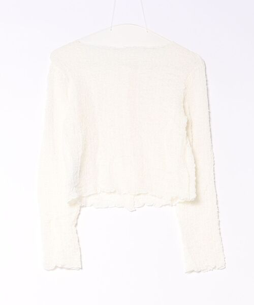 MAGASIN DE MODE Chou Chou（マガジンデモードシュシュ）の「【MAGASIN DE MODE Chou Chou】シアーブラウス SNF（シャツ/ブラウス・レディース・ブラウン/ブラック/アイボリー・FREE）」の6枚目の写真