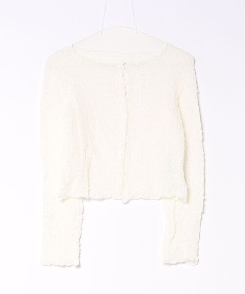 MAGASIN DE MODE Chou Chou（マガジンデモードシュシュ）の「【MAGASIN DE MODE Chou Chou】シアーブラウス SNF（シャツ/ブラウス・レディース・ブラウン/ブラック/アイボリー・FREE）」の2枚目の写真