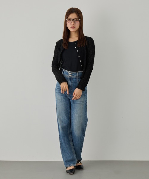 MAGASIN DE MODE Chou Chou（マガジンデモードシュシュ）の「【MAGASIN DE MODE Chou Chou】シアーブラウス SNF（シャツ/ブラウス・レディース・ブラウン/ブラック/アイボリー・FREE）」の9枚目の写真