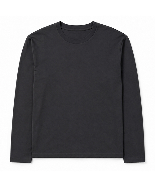 KIMDOH(キムド)の「ソーレン モーダルセミオーバーフィットトップス(Tシャツ/カットソー・レディース・チャコール/アイボリー/バーガンディー・FREE)」の2枚目の写真
