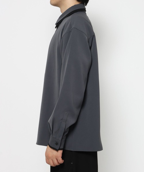 RAGEBLUE(レイジブルー)の「COLLAR LAYERED SHIRTS/襟レイヤードシャツ(シャツ/ブラウス・メンズ・ホワイト/グレー・MEDIUM/LARGE)」の21枚目の写真