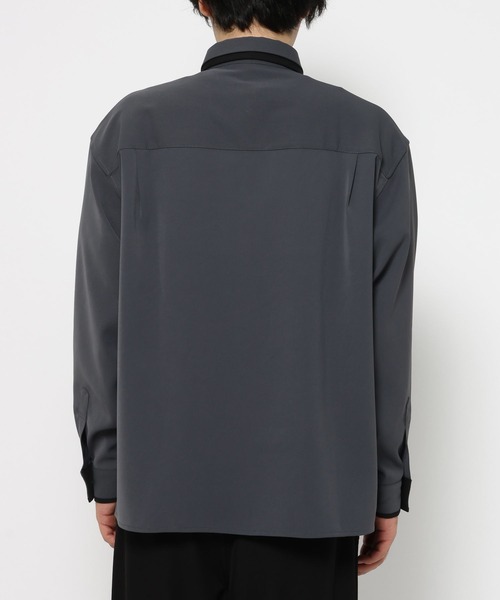 RAGEBLUE(レイジブルー)の「COLLAR LAYERED SHIRTS/襟レイヤードシャツ(シャツ/ブラウス・メンズ・ホワイト/グレー・MEDIUM/LARGE)」の22枚目の写真