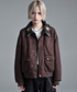 ADRER（アドラー）の「Brushed cloth × boa reversible short jacket / ブラッシュドクロス × ボア リバーシブル ショートジャケット（ブルゾン・L）」