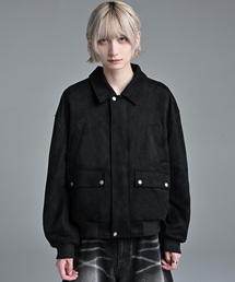 ADRER（アドラー）の「Brushed cloth × boa reversible short jacket / ブラッシュドクロス × ボア リバーシブル ショートジャケット（ブルゾン）」