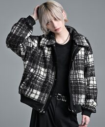 ADRER（アドラー）の「Brushed cloth × boa reversible short jacket / ブラッシュドクロス × ボア リバーシブル ショートジャケット（ブルゾン）」