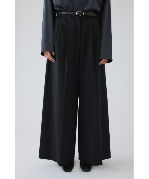 RIM.ARK(リムアーク)の「Hakama PT(ハカマ パンツ)(その他パンツ・レディース・ダークブラウン/ブラック・36/38)」の2枚目の写真