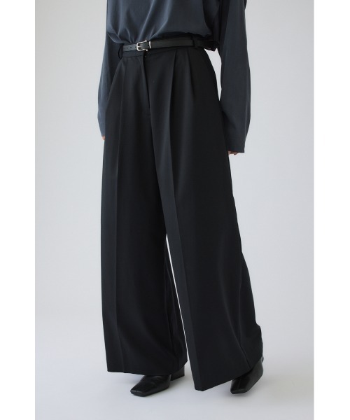 RIM.ARK(リムアーク)の「Hakama PT(ハカマ パンツ)(その他パンツ・レディース・ダークブラウン/ブラック・36/38)」の3枚目の写真