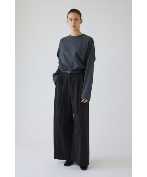 RIM.ARK(リムアーク)の「Hakama PT(ハカマ パンツ)(その他パンツ・レディース・ダークブラウン/ブラック・36/38)」の4枚目の写真