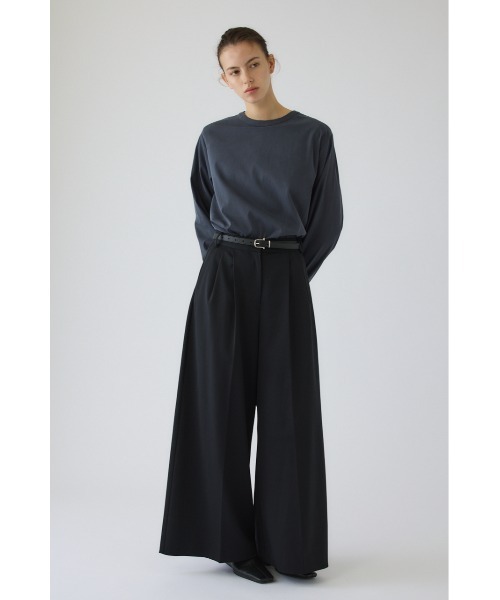 RIM.ARK(リムアーク)の「Hakama PT(ハカマ パンツ)(その他パンツ・レディース・ダークブラウン/ブラック・36/38)」の7枚目の写真