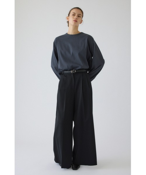RIM.ARK(リムアーク)の「Hakama PT(ハカマ パンツ)(その他パンツ・レディース・ダークブラウン/ブラック・36/38)」の9枚目の写真