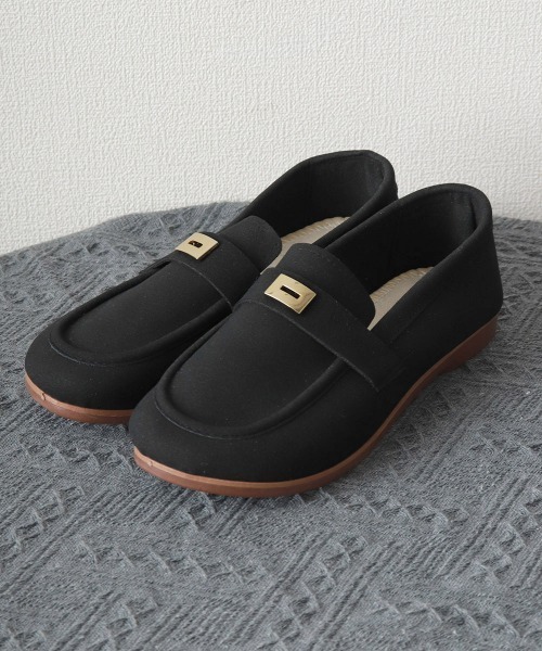 Miniministore(ミニミニストア)の「モカシンローファー 金具付き レディース(スリッポン・レディース・ブラック/ベージュ・23.5cm/24.0cm/23.0cm/24.5cm/25.0cm)」の11枚目の写真