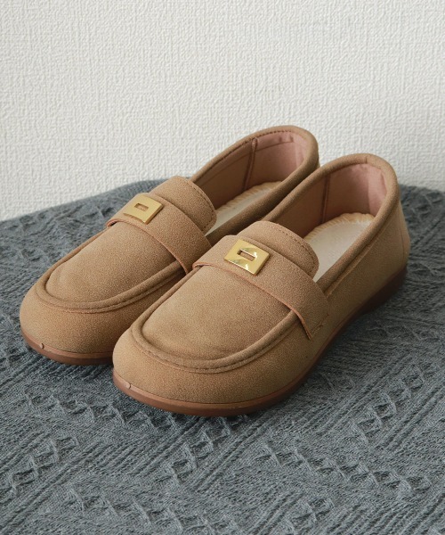 Miniministore(ミニミニストア)の「モカシンローファー 金具付き レディース(スリッポン・レディース・ブラック/ベージュ・23.5cm/24.0cm/23.0cm/24.5cm/25.0cm)」の13枚目の写真