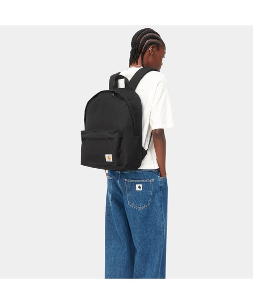 Carhartt WIP(カーハートダブリューアイピー)の「Carhartt WIP JAKE BACKPACK(カーハートワークインプログレス ジェイク バックパック)(バックパック/リュック・メンズ・Black/ブラウン系・ONE SIZE)」の1枚目の写真