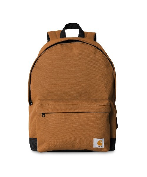 Carhartt WIP(カーハートダブリューアイピー)の「Carhartt WIP JAKE BACKPACK(カーハートワークインプログレス ジェイク バックパック)(バックパック/リュック・メンズ・Black/ブラウン系・ONE SIZE)」の4枚目の写真