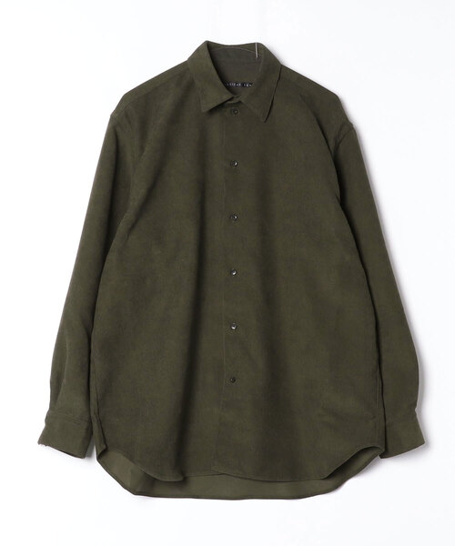 my beautiful landlet(マイビューティフルランドレット)の「【my beautiful landlet】CORDUROY(テーラードジャケット・メンズ・グレー/オリーブ・1)」の2枚目の写真