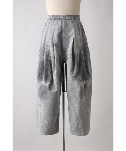 SHINYAKOZUKA(シンヤコヅカ)の「city baggy(デニムパンツ・メンズ・グレー/ブラック・SMALL/MEDIUM)」の1枚目の写真
