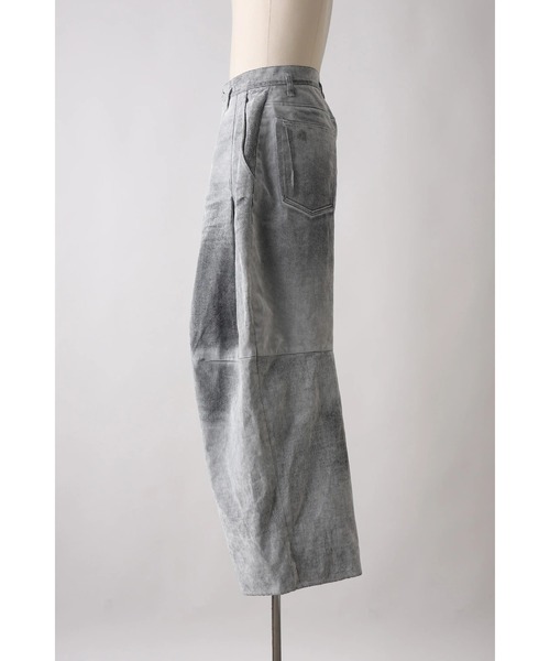 SHINYAKOZUKA(シンヤコヅカ)の「city baggy(デニムパンツ・メンズ・グレー/ブラック・SMALL/MEDIUM)」の6枚目の写真
