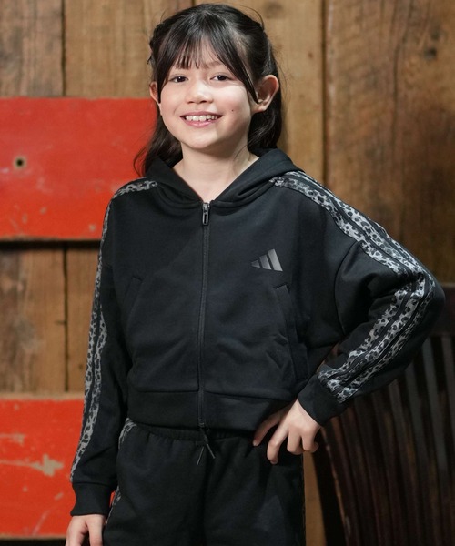 adidas｜アディダス（キッズ）のパーカー（ブラック/黒色系）通販