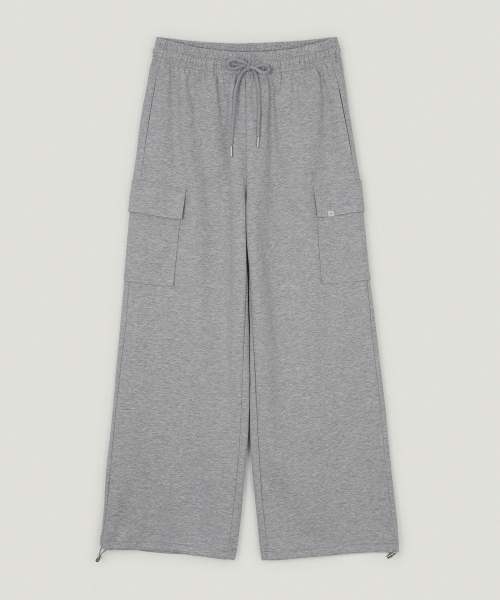 TWEE(トゥウィー)の「ロヒン 2WAY カーゴ バンディング ロングパンツ(その他パンツ・レディース・チャコールグレー/ブラック・FREE)」の8枚目の写真