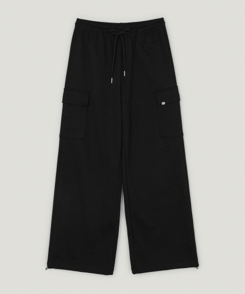 TWEE(トゥウィー)の「ロヒン 2WAY カーゴ バンディング ロングパンツ(その他パンツ・レディース・チャコールグレー/ブラック・FREE)」の9枚目の写真