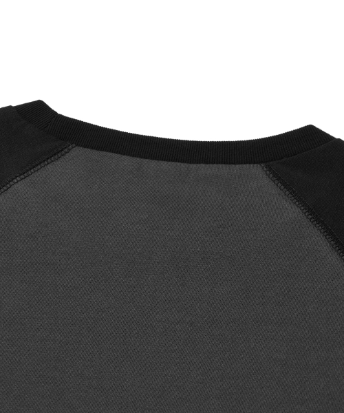 URBANDTYPE(アーバンディタイプ)の「ローエッジ ラグラン ロングスリーブ Tシャツ_チャコール(Tシャツ/カットソー・レディース・その他・SMALL/LARGE/MEDIUM/X-LARGE)」の5枚目の写真