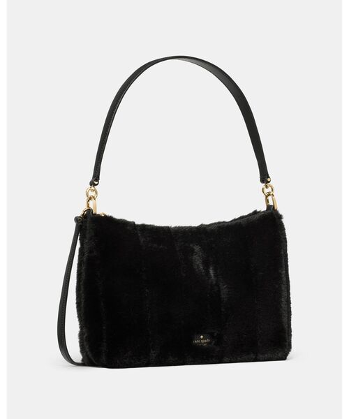 kate spade new york（ケイトスペード ニューヨーク）の「マルゴー フォ ーファー ミディアム ショルダー バッグ（ショルダーバッグ・レディース・ブラック・ONESIZE）」の4枚目の写真